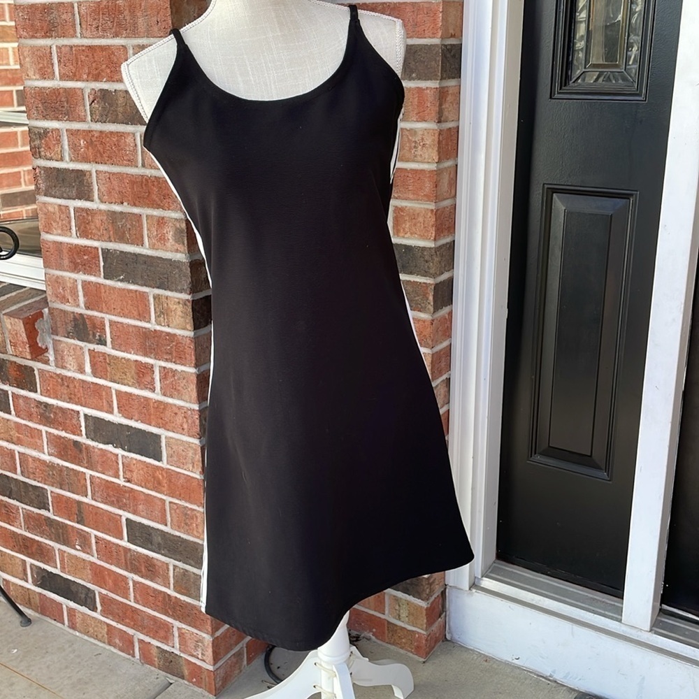 Zoey And Beth Sleeveless Black Tennis Dress‎ Sz Large